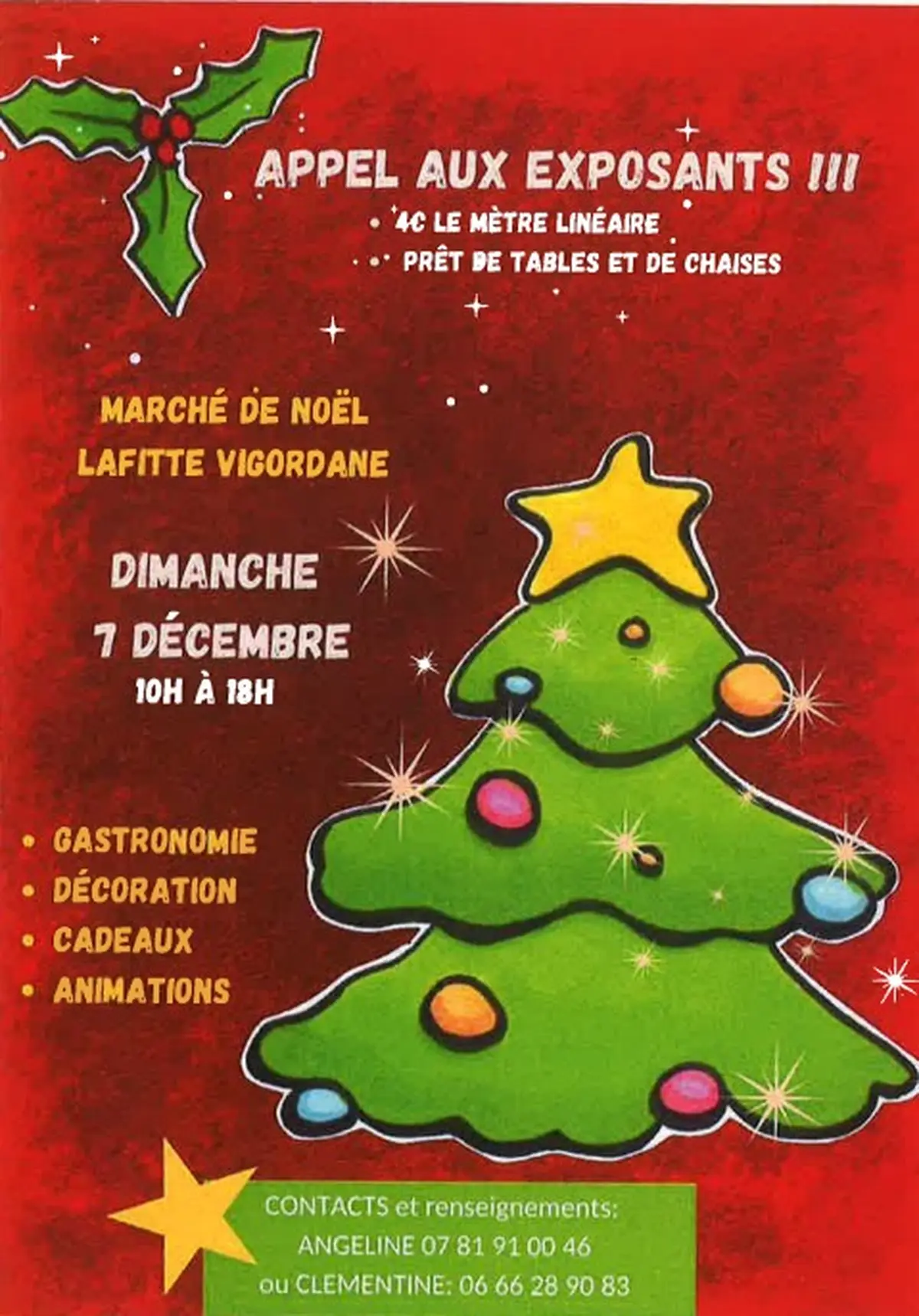 Marché De Noël - Appel Aux Exposants