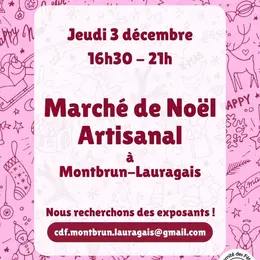 Marché De Noël Artisanal à Montbrun-Lauragais