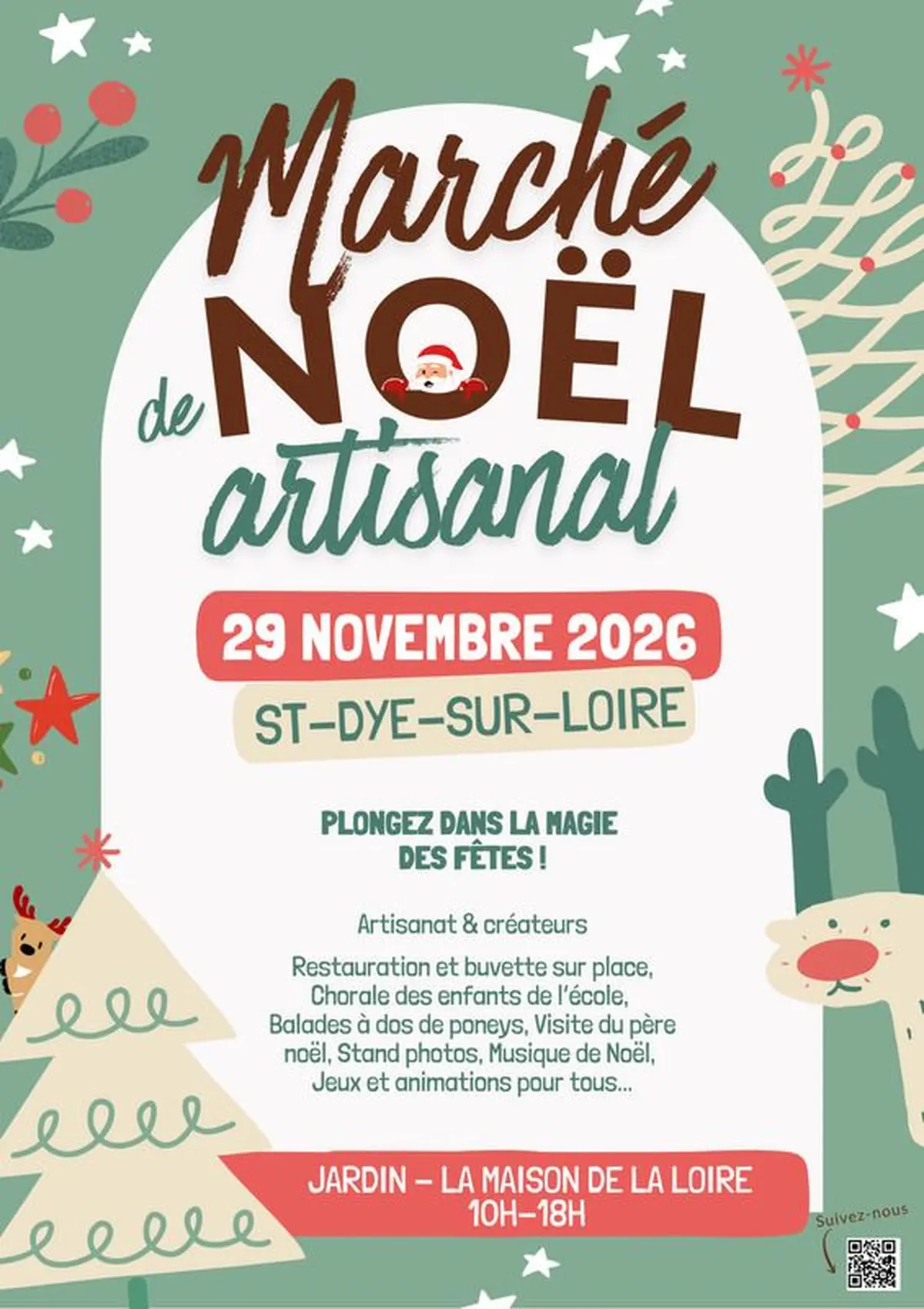 Marché de Noël artisanal à Saint-Dyé-sur-Loire