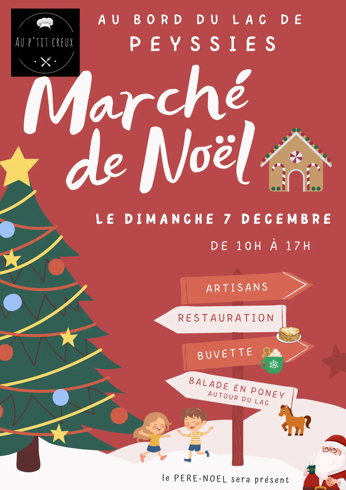 Marché De Noël Au Bord Du Lac