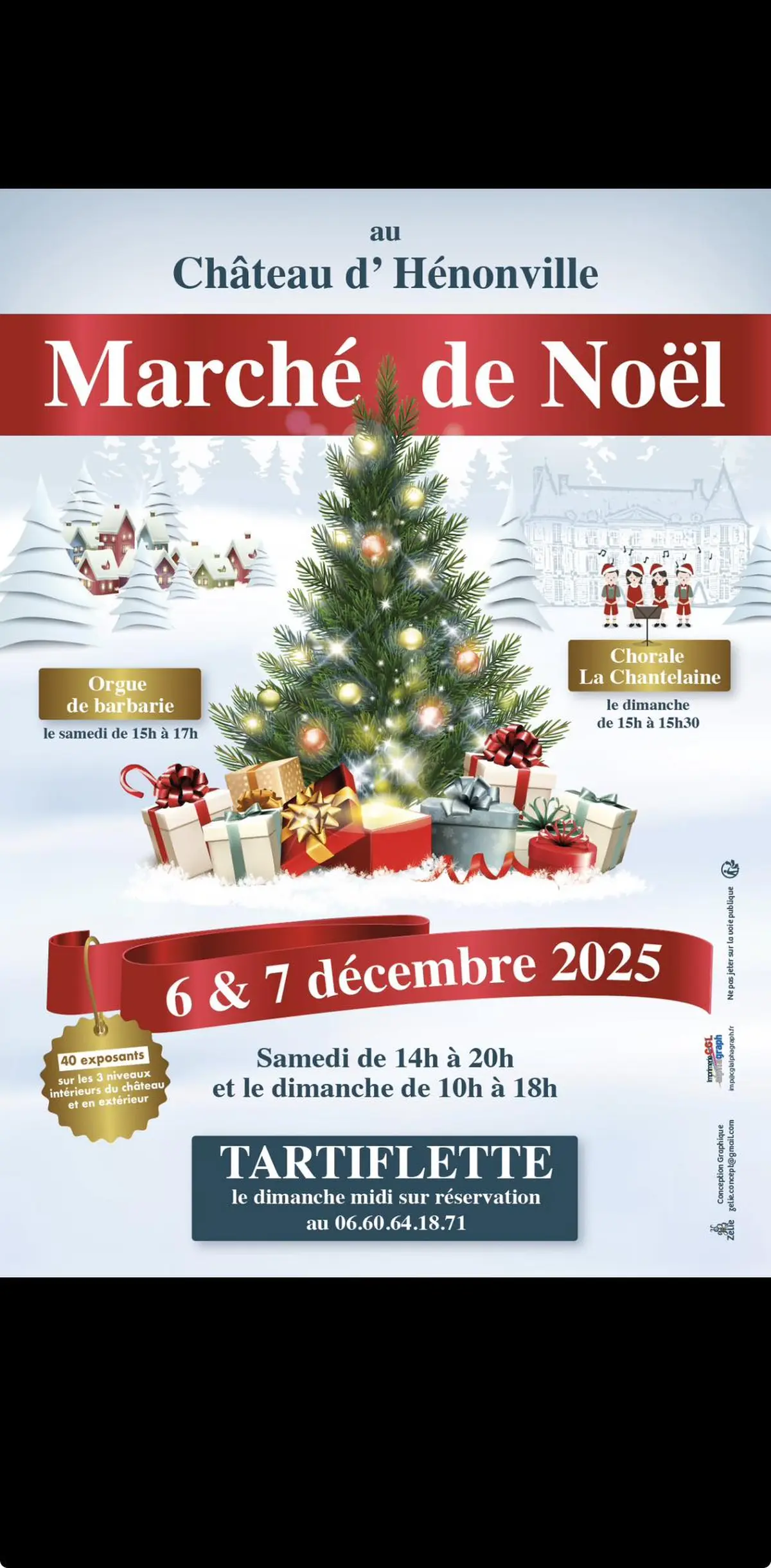 Marché de Noël au Château d'Hénonville