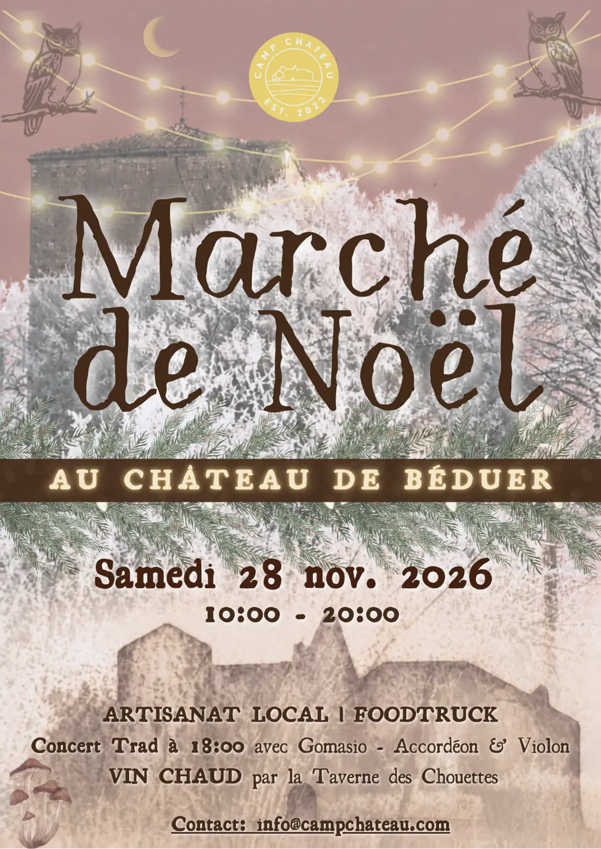 Marché de Noël au château de Béduer