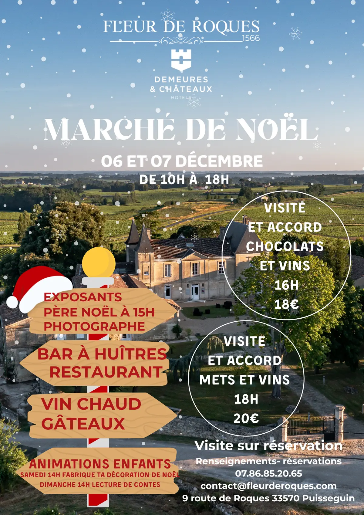 Marché de Noël au Château Fleur de Roques