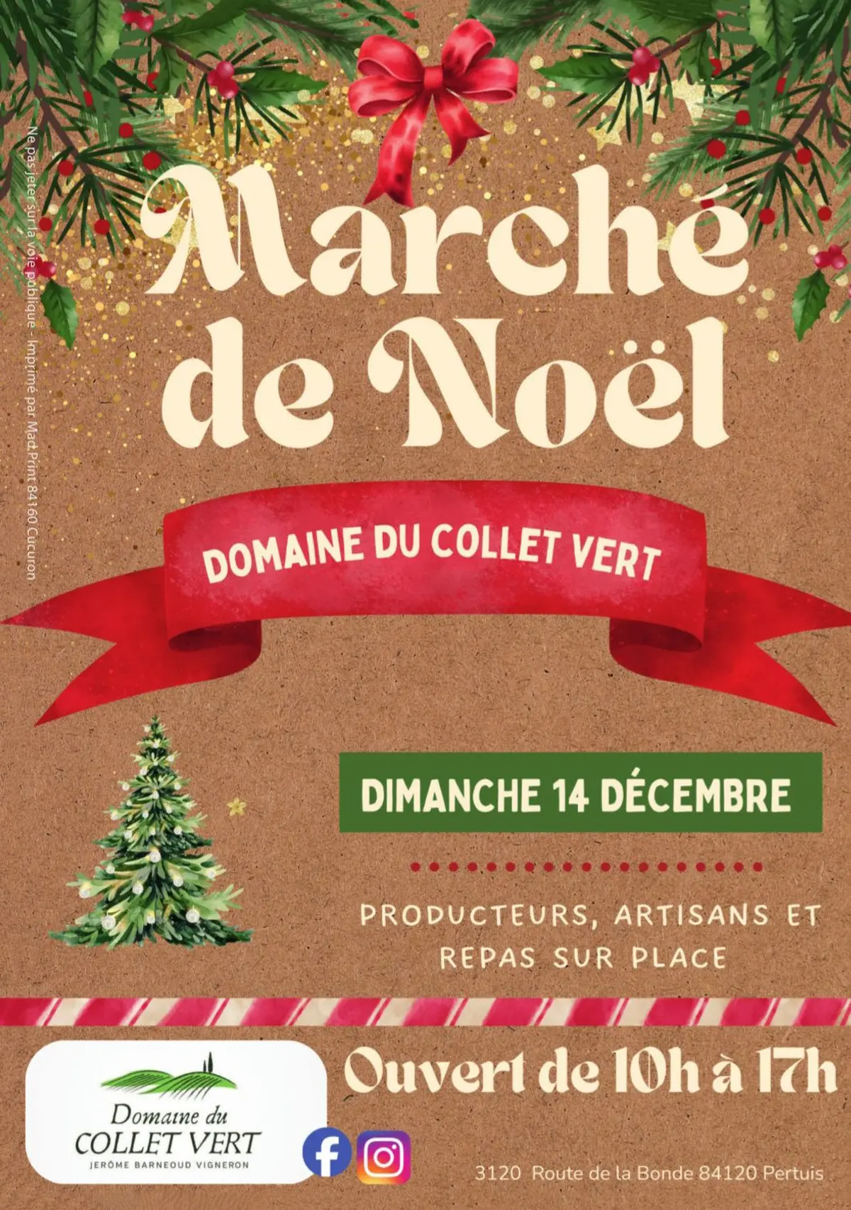 Marché de Noël au Domaine du Collet Vert