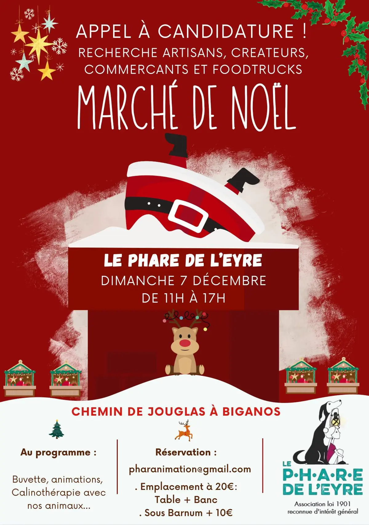 Marché de Noël au Phare de l'Eyre