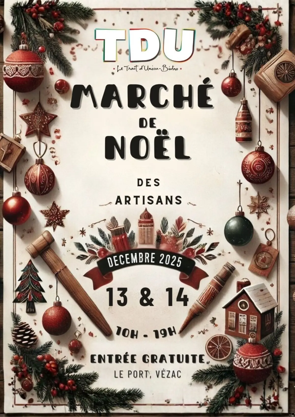 Marché de Noel au Trait d'Union
