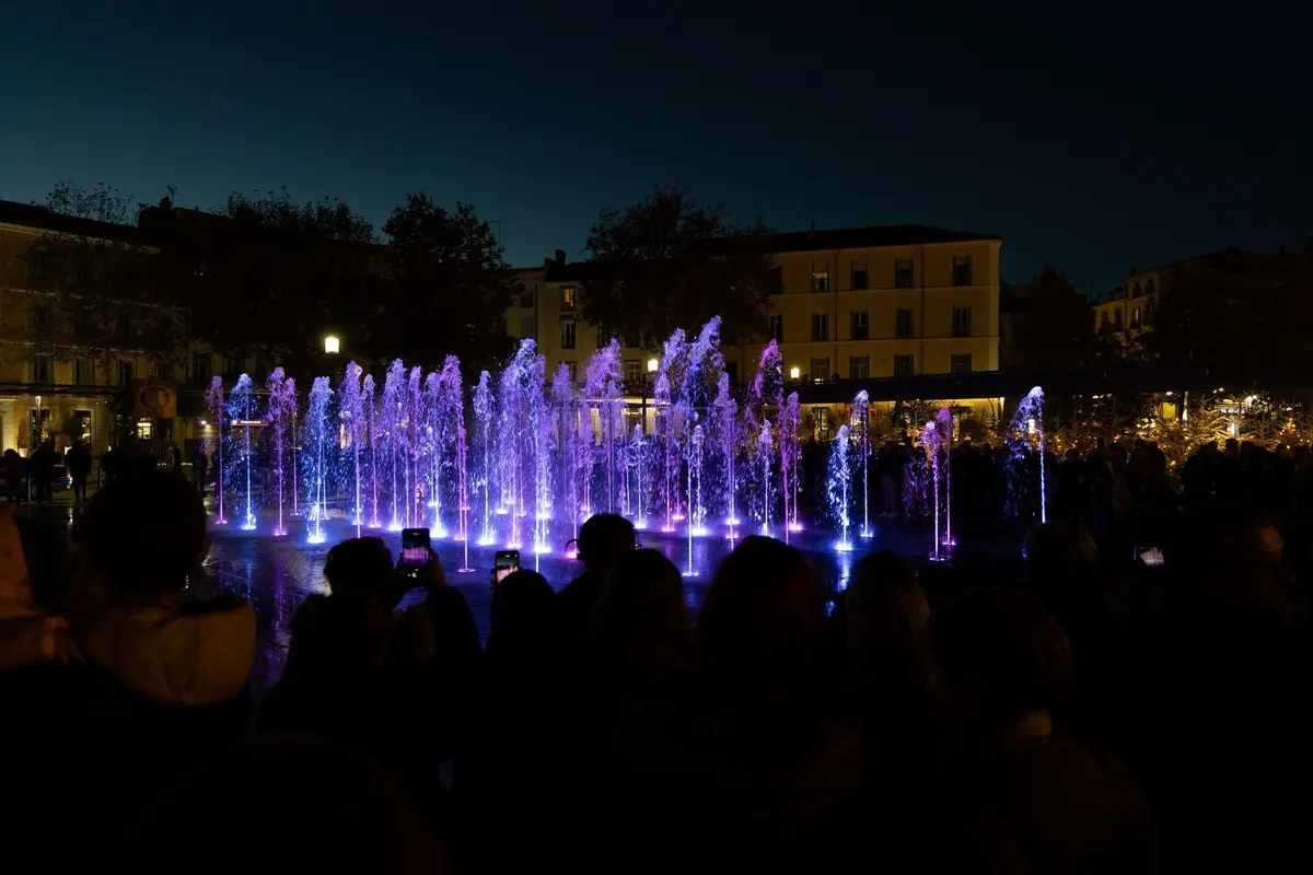 La fontaine musicale, un incontournable de Noël à Béziers