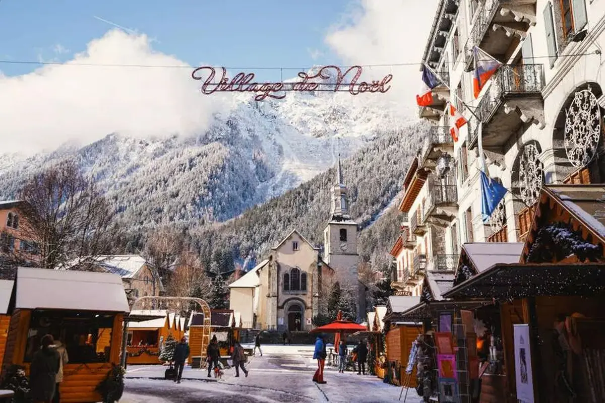 Le village de Noël de Chamonix