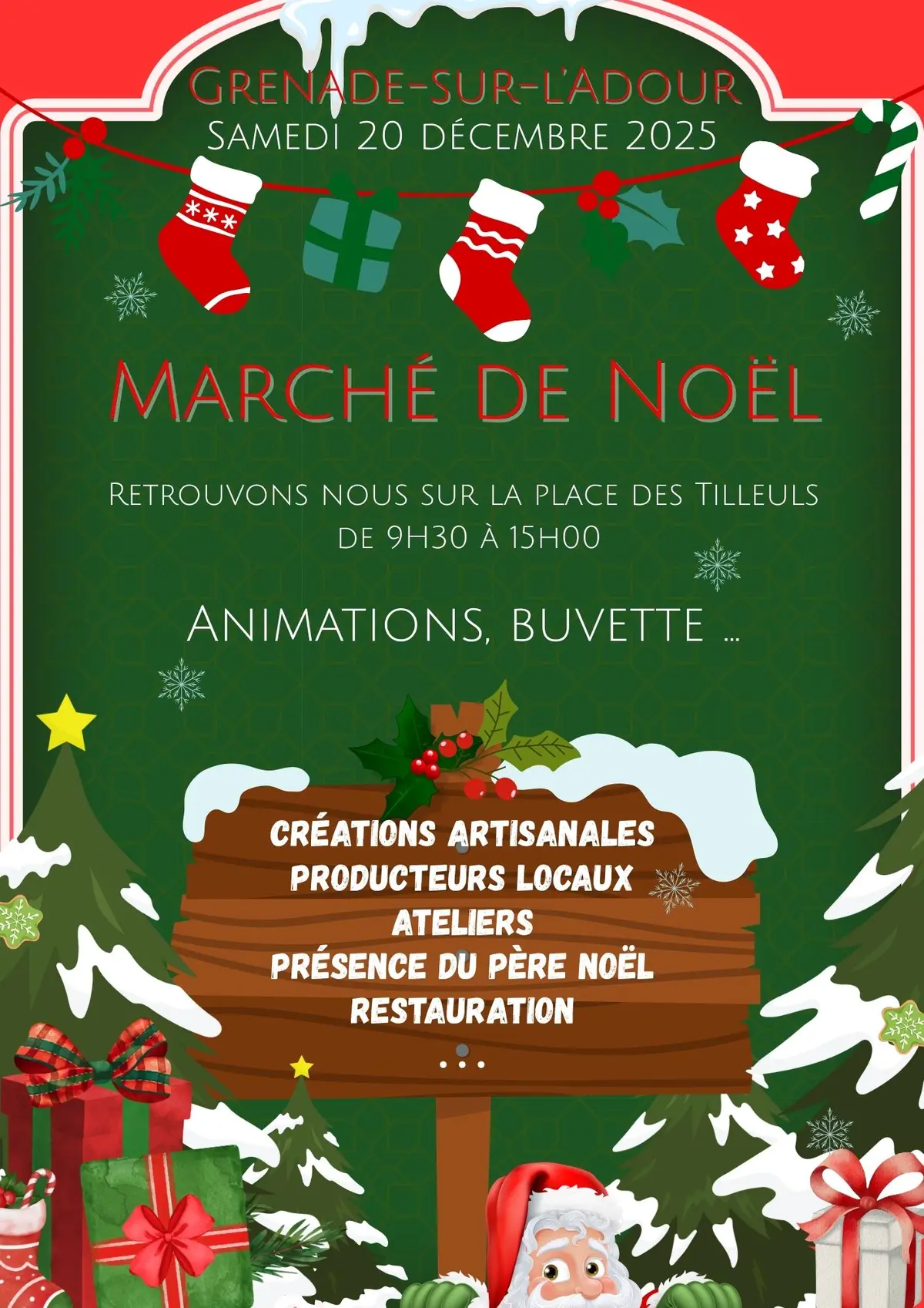 Marché de Noël de Grenade sur l'Adour