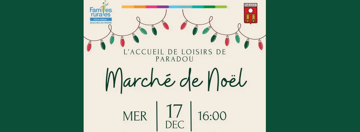 Marché de Noël de l'Accueil de Loisirs de Paradou