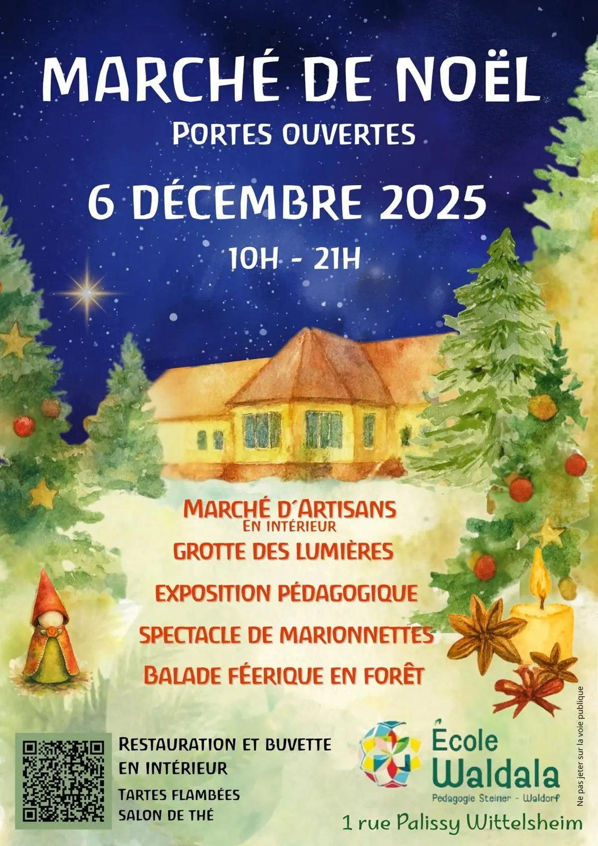Le Marché de Noël de l'école Waldala