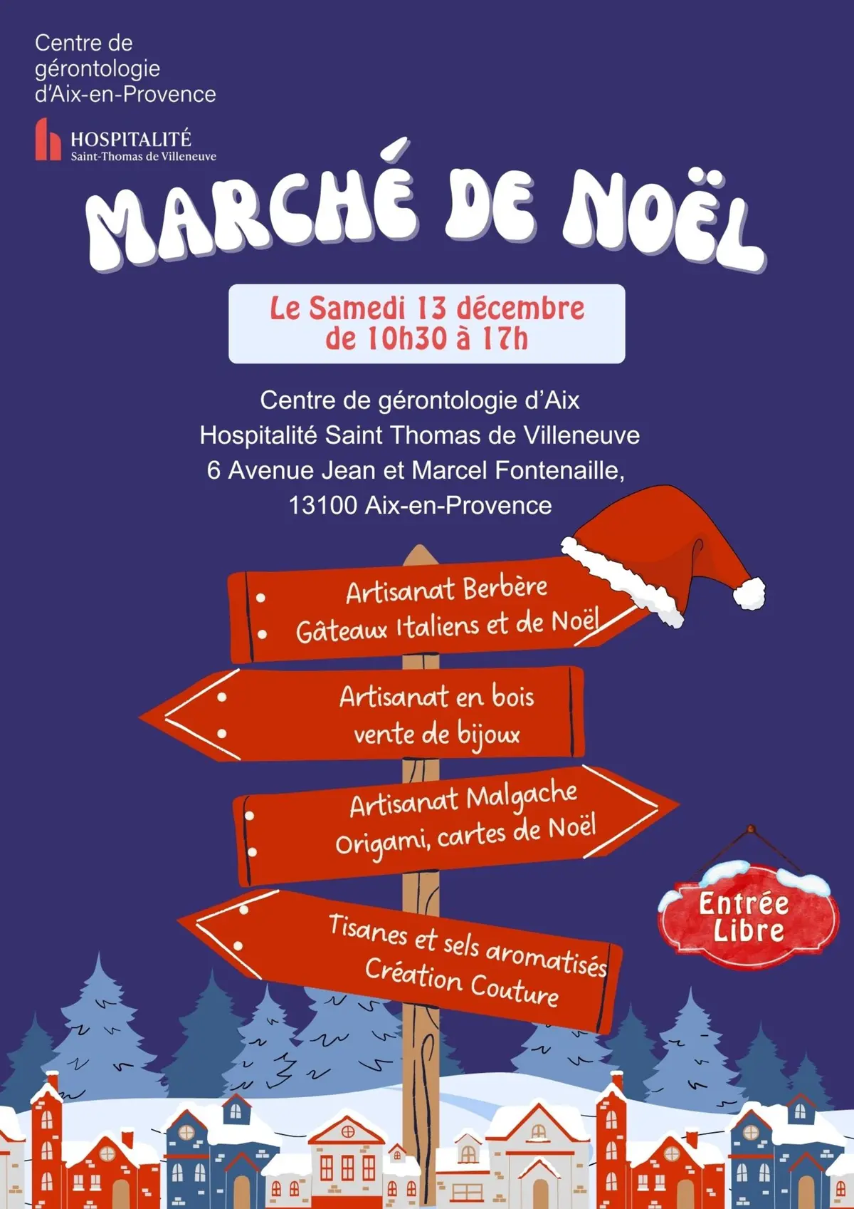Marché de Noël de l'EHPAD Saint Thomas de Villeneuve