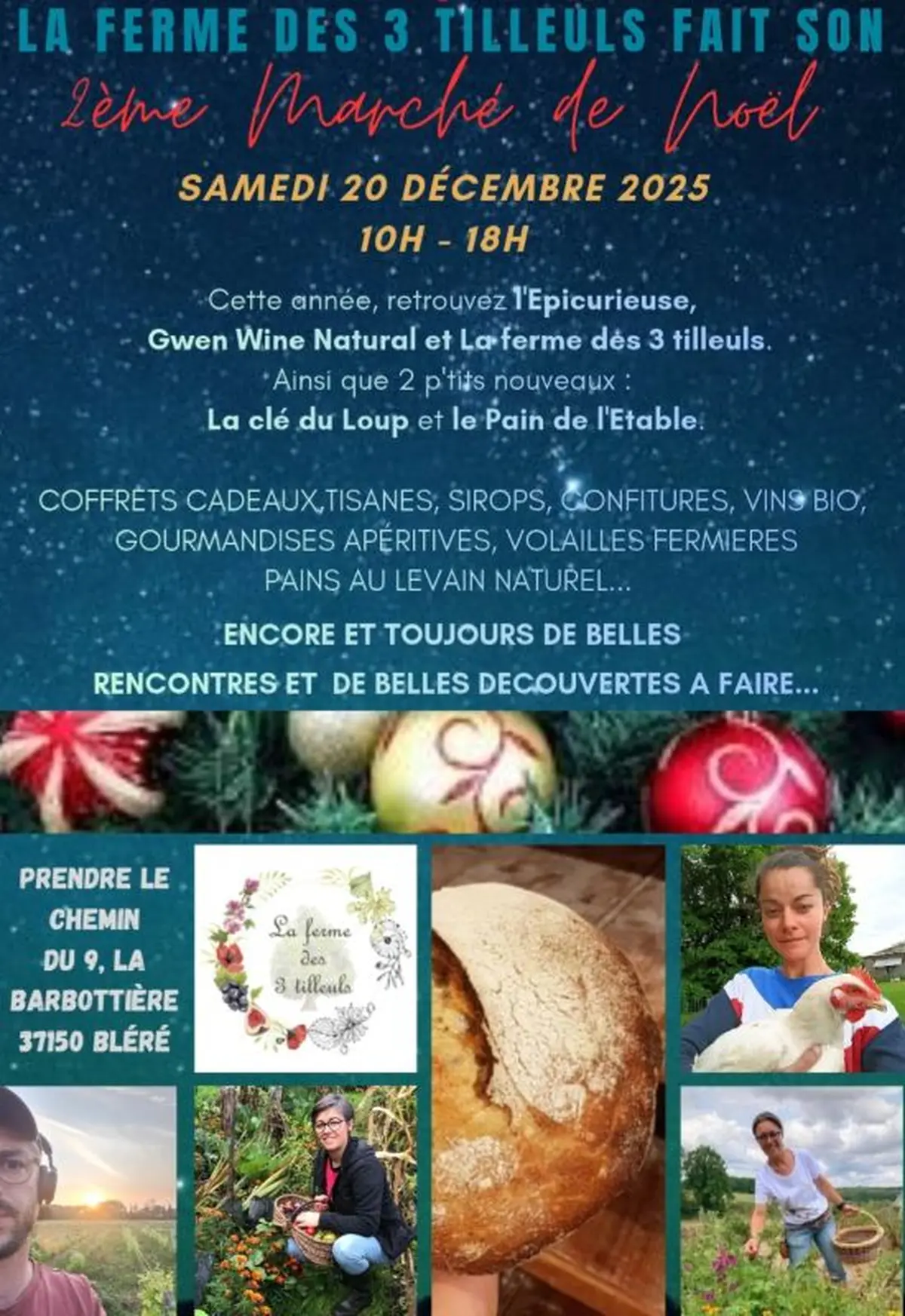 Marché de Noël de la Ferme des 3 Tilleuls