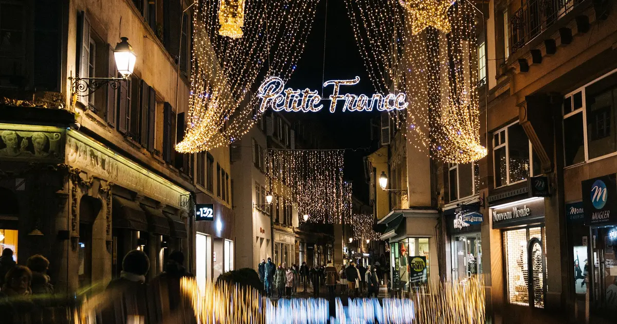 Marché de Noël de La Petite France à Strasbourg