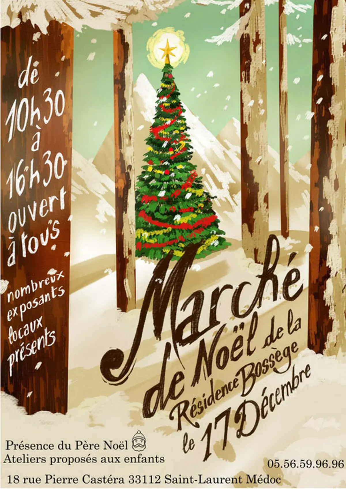 Marché de Noël de la Résidence Bossège