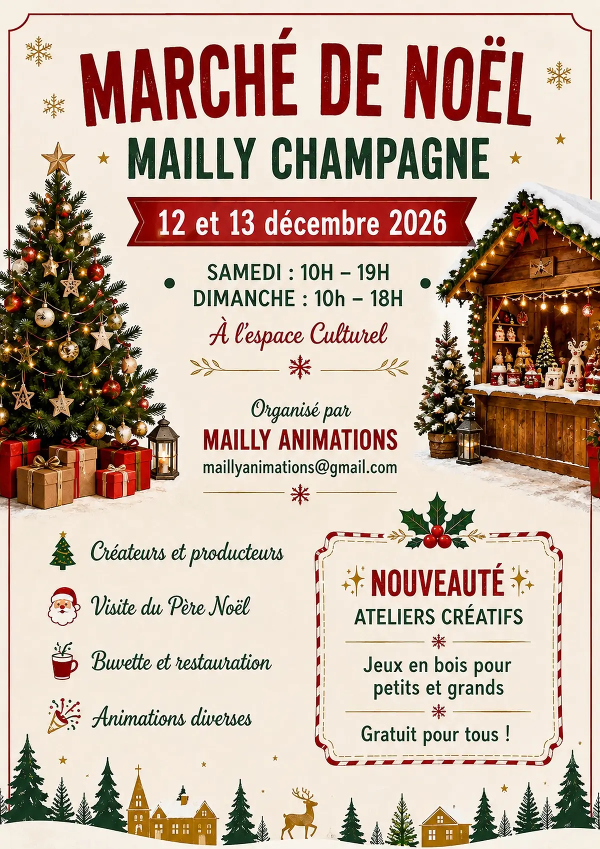 Marché de Noel de Mailly Champagne