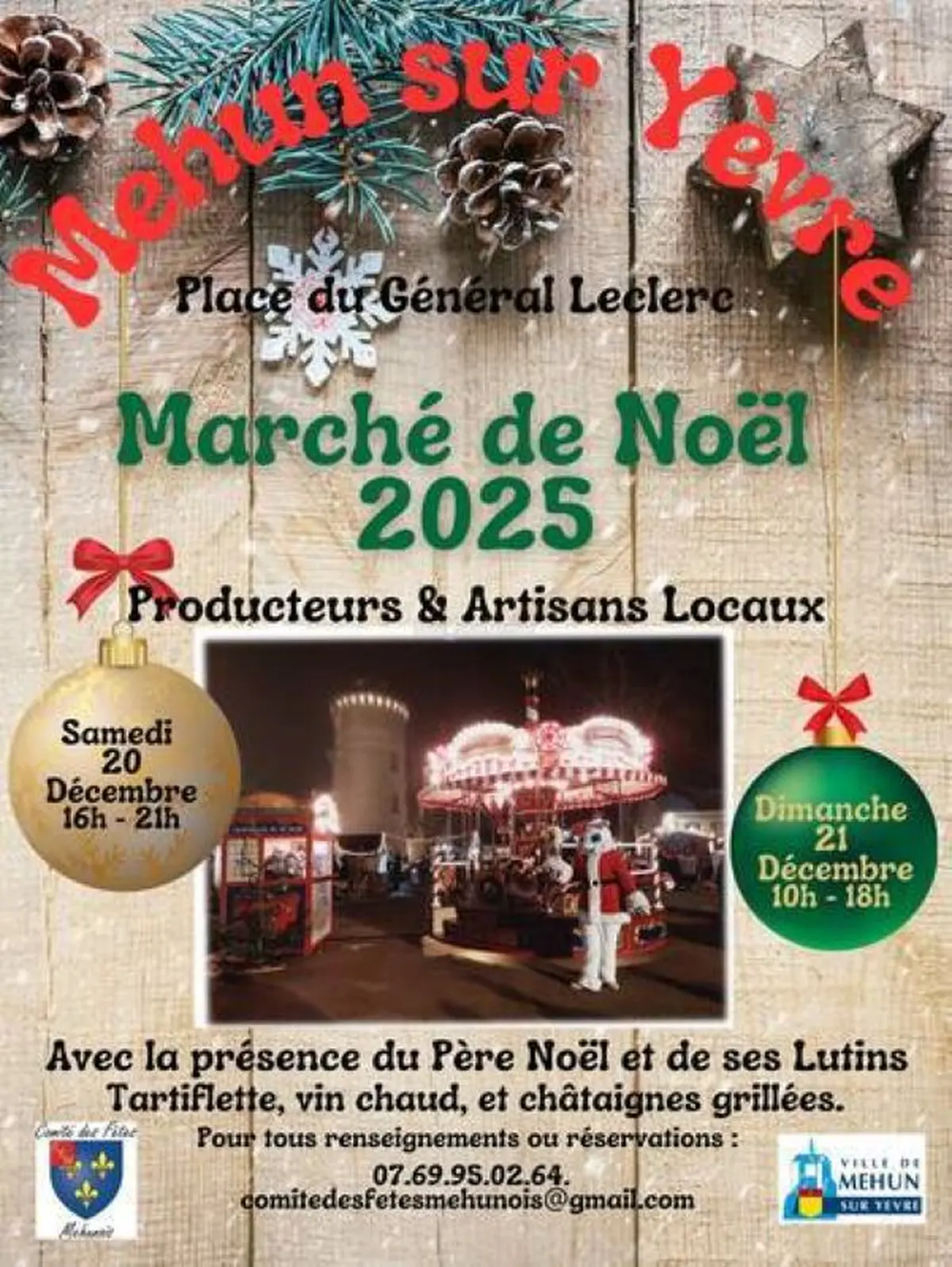 Marché de Noël de Mehun-sur-Yèvre