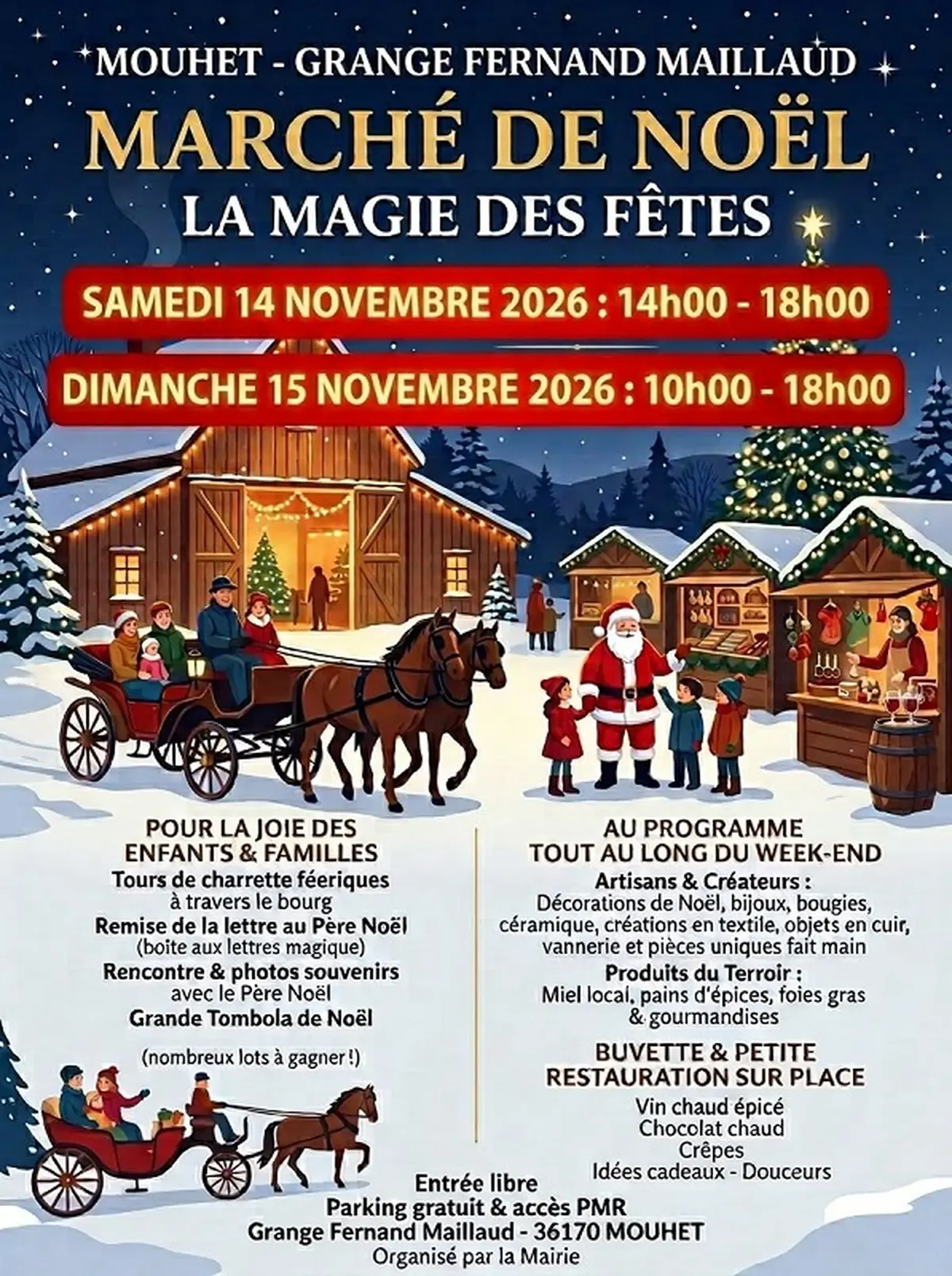 Marché de Noël de Mouhet