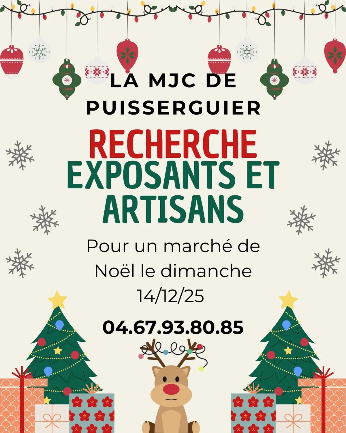 Marché De Noel De Puisserguier