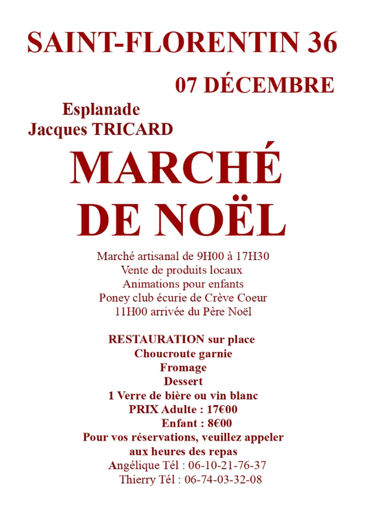 Marché de Noël de Saint-Florentin