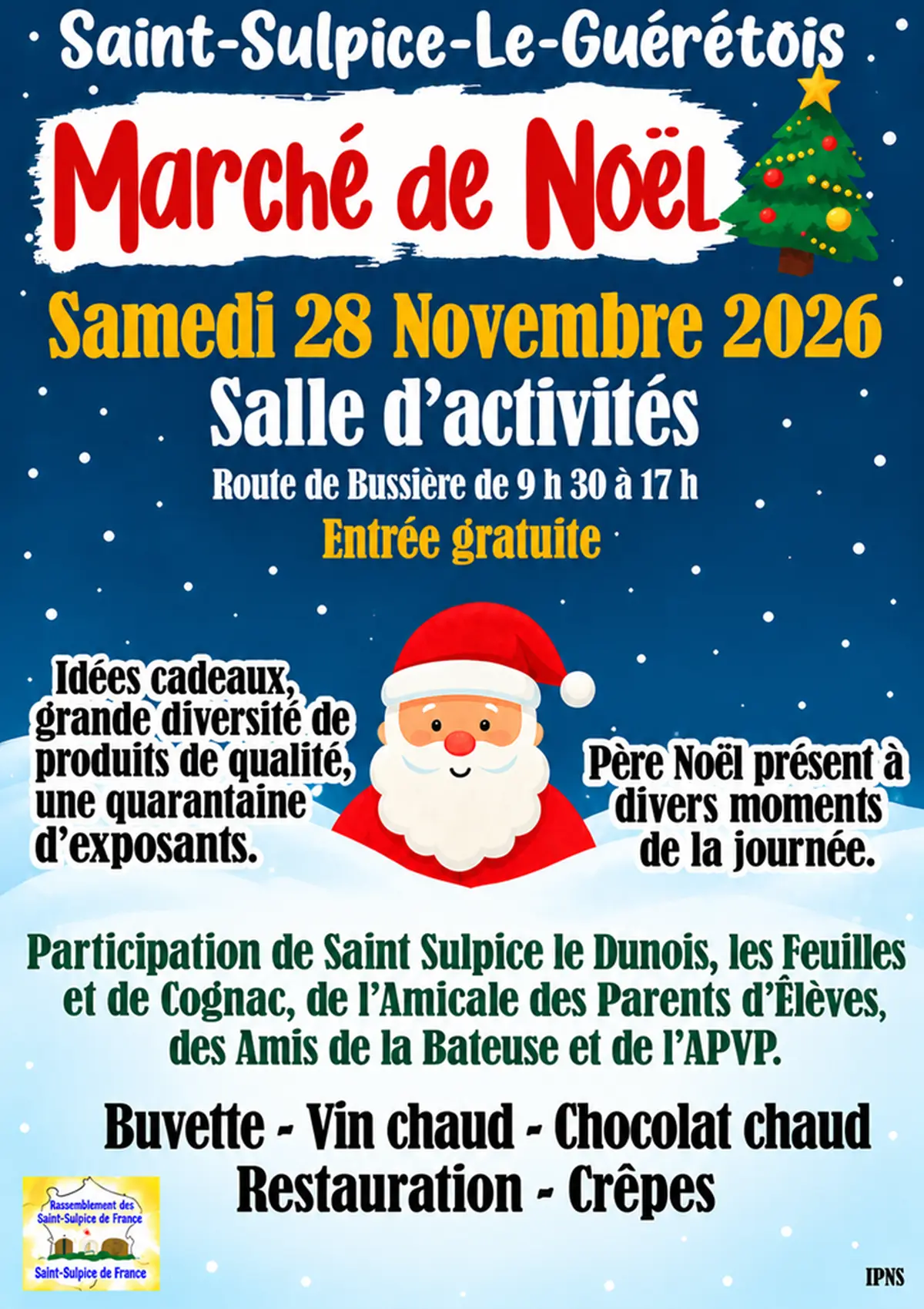 Marché de Noël de Saint-Sulpice-le-Guérétois