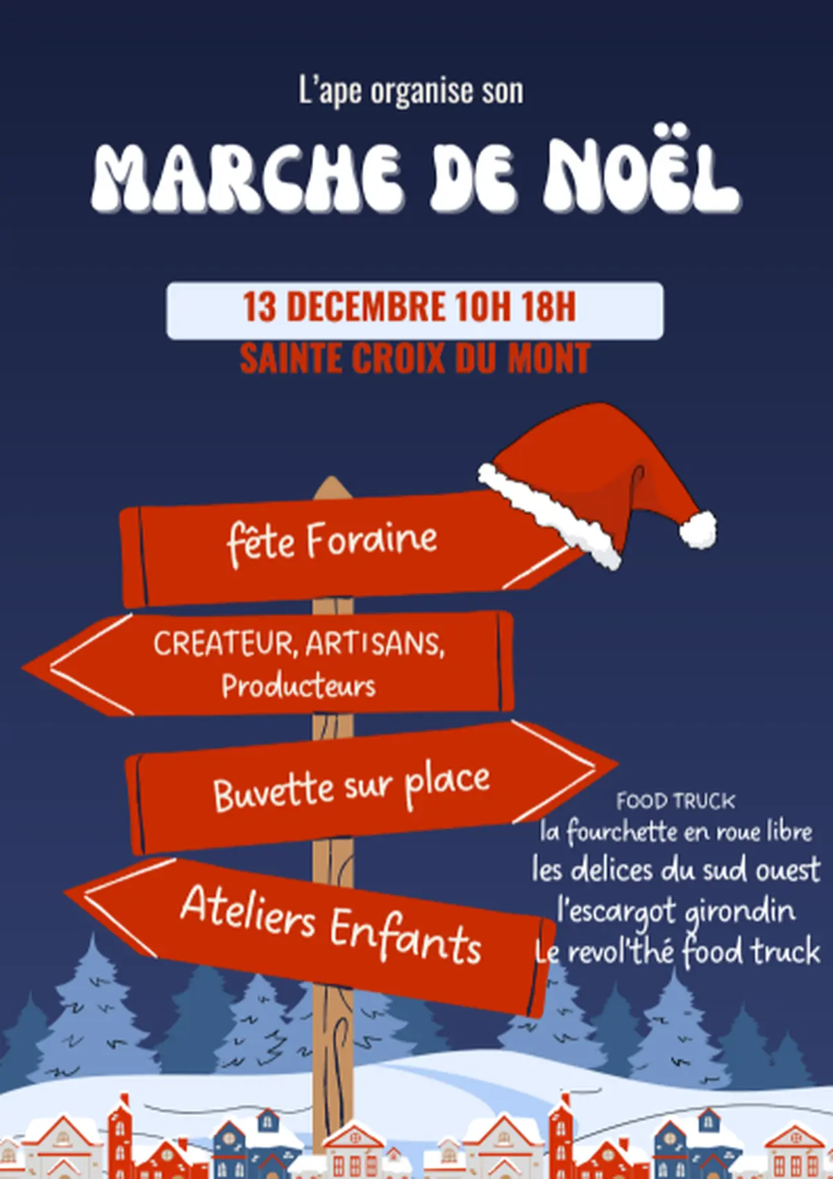 Marché de Noël de Sainte-Croix-du-Mont