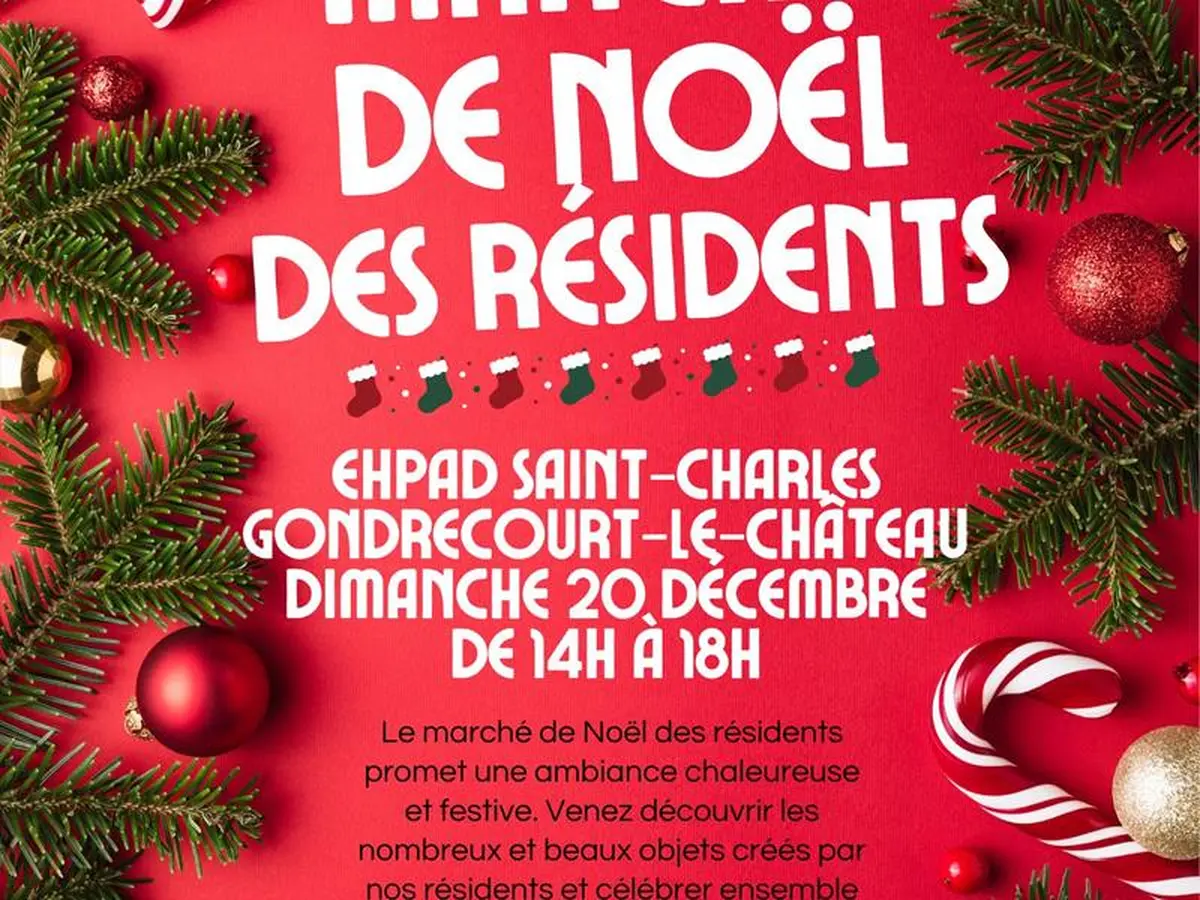 Marché de Noel des résidents
