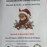 Marché de noël et portes ouvertes de l'associatin Ehpad'Equus