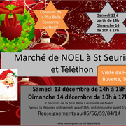 Marché de Noël  et Téléthon