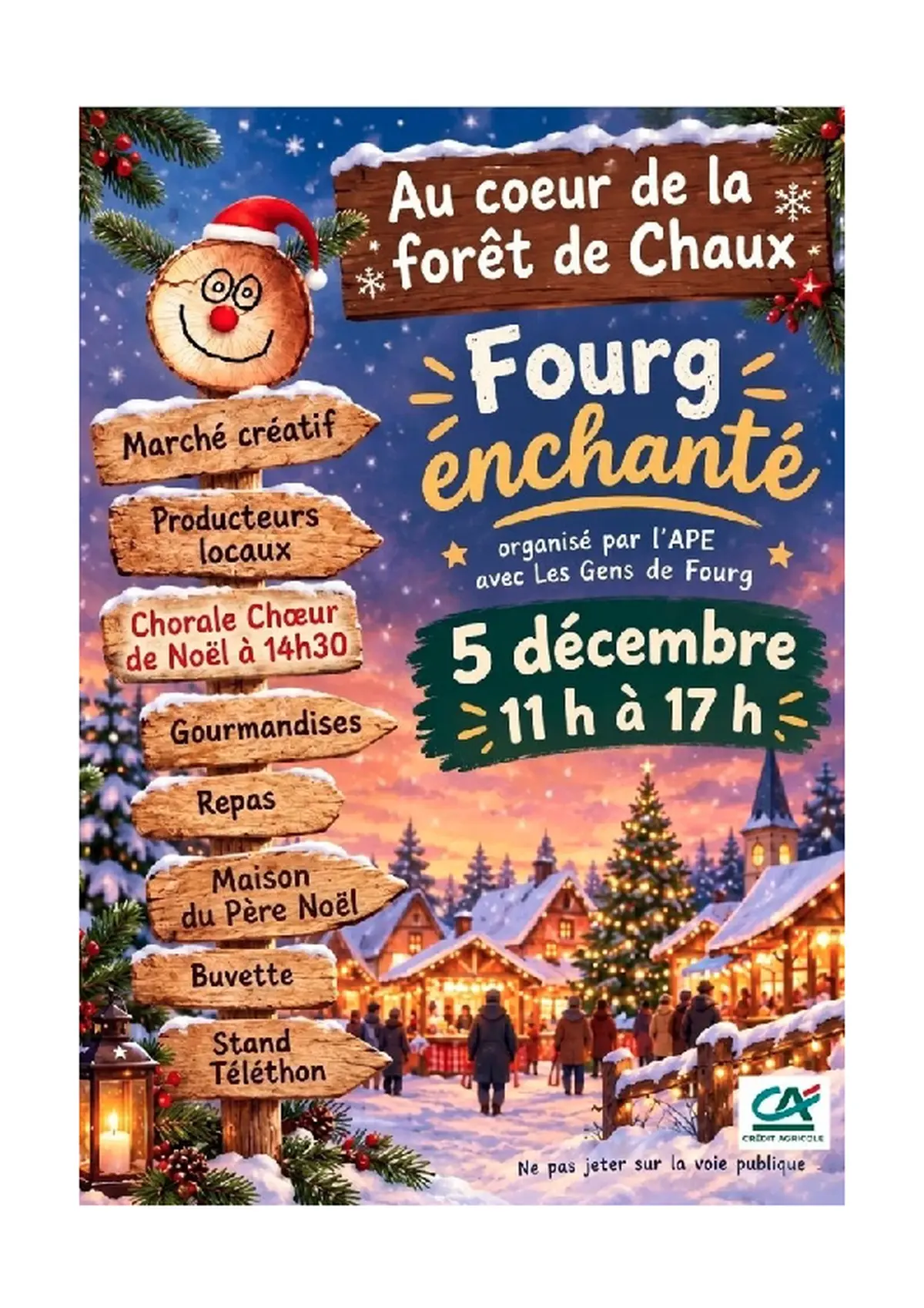 Marché de Noël : Fourg enchanté