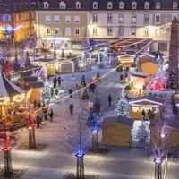 Le marché de Noël de Huningue s'installe place Abbatucci &copy; Patrick BOGNER