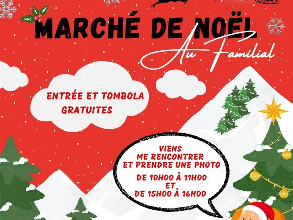 Marché de noël - le familial