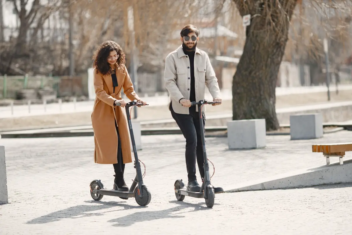 La circulation des vélos et trottinettes électriques va faire l'objet d'un encadrement stricte durant le marché de Noël de Mulhouse.