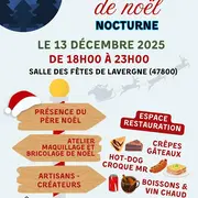 Marché de Noël nocturne