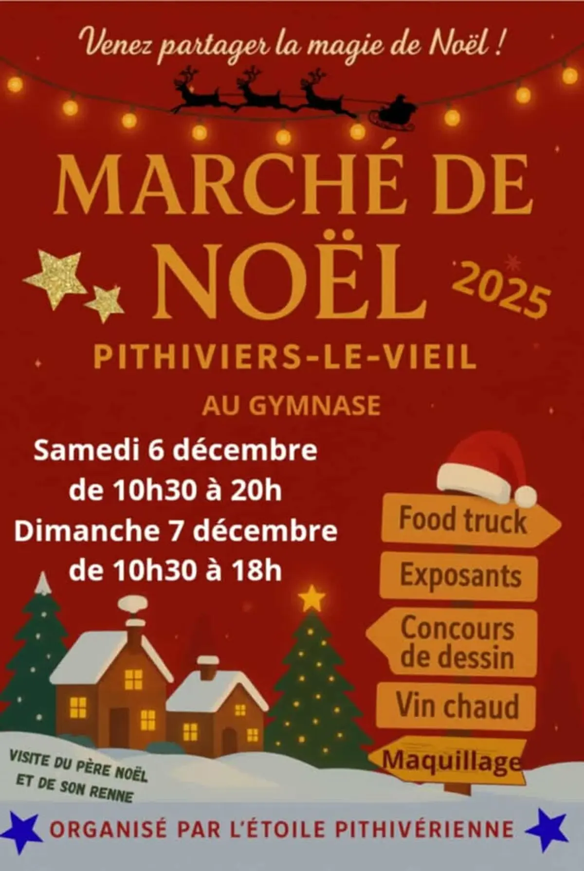 Marché de Noël - Pithiviers-le-Vieil