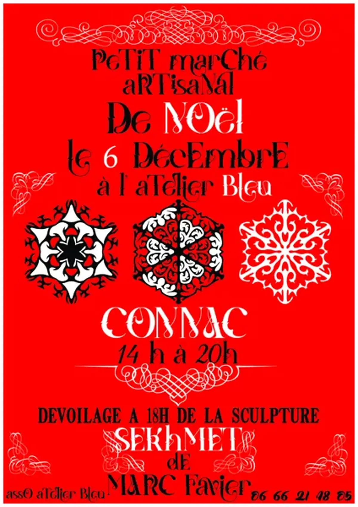 Marché de Noël + Restitution d'une œuvre éphémère