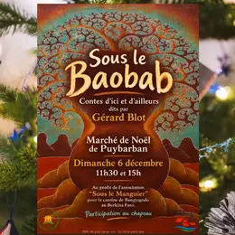 Marché de noël sous le baobab