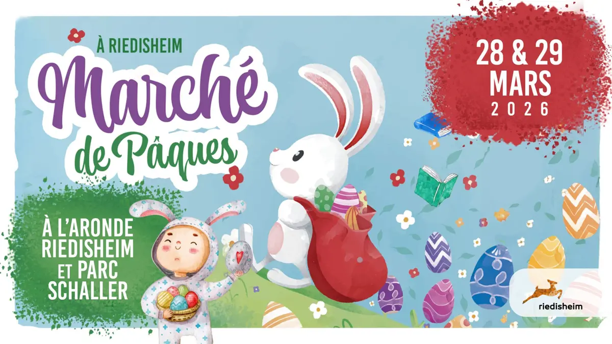 Marché de Pâques et grande chasse aux œufs à Riedisheim
