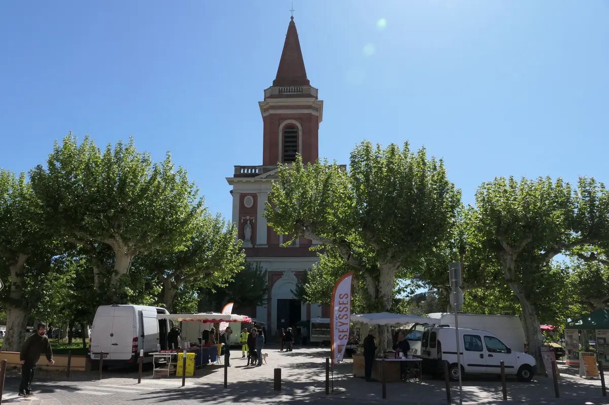 Marché De Plein Vent Fête Noël