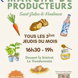 Marché de producteur à Saint-Julien-le-Vendômois