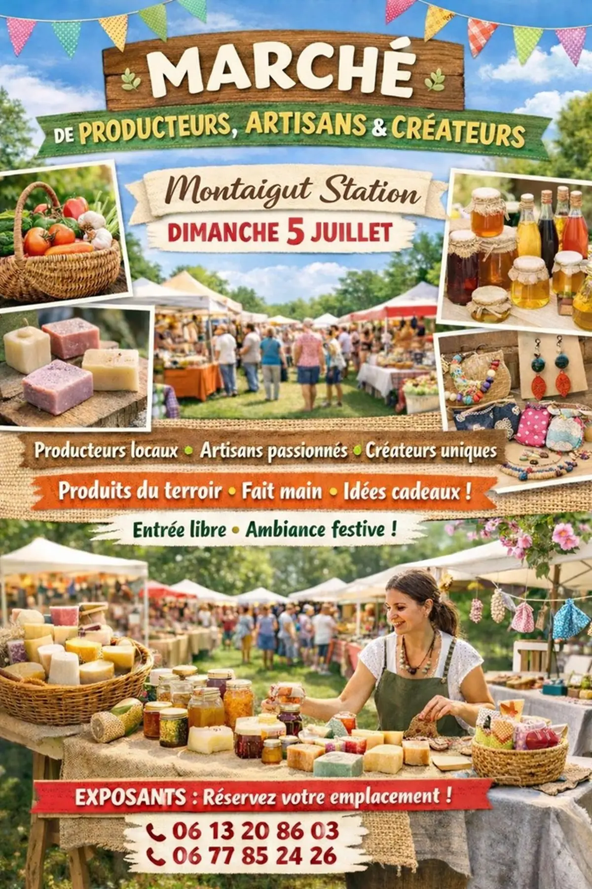 Marché de producteurs, artisans et créateurs