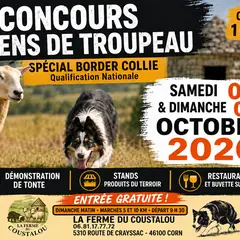 Marche de producteurs et concours de chiens de troupeau à Corn