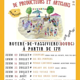 Marché de producteurs et d'artisans locaux