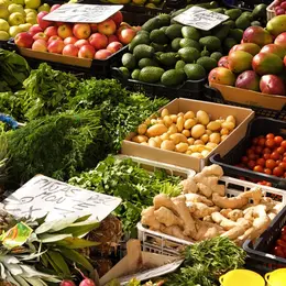 Marché de Saint-Léon-sur-l'Isle