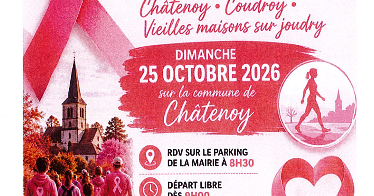 Marche des 3 communes - octobre rose