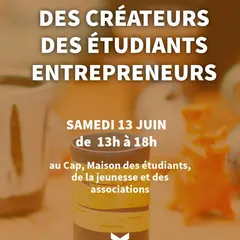Marché des créateurs des étudiants-entrepreneurs
