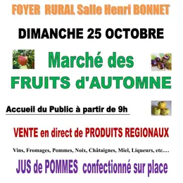 Marché des fruits d'automne