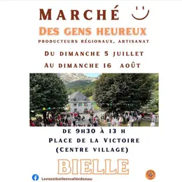 Marché des gens heureux
