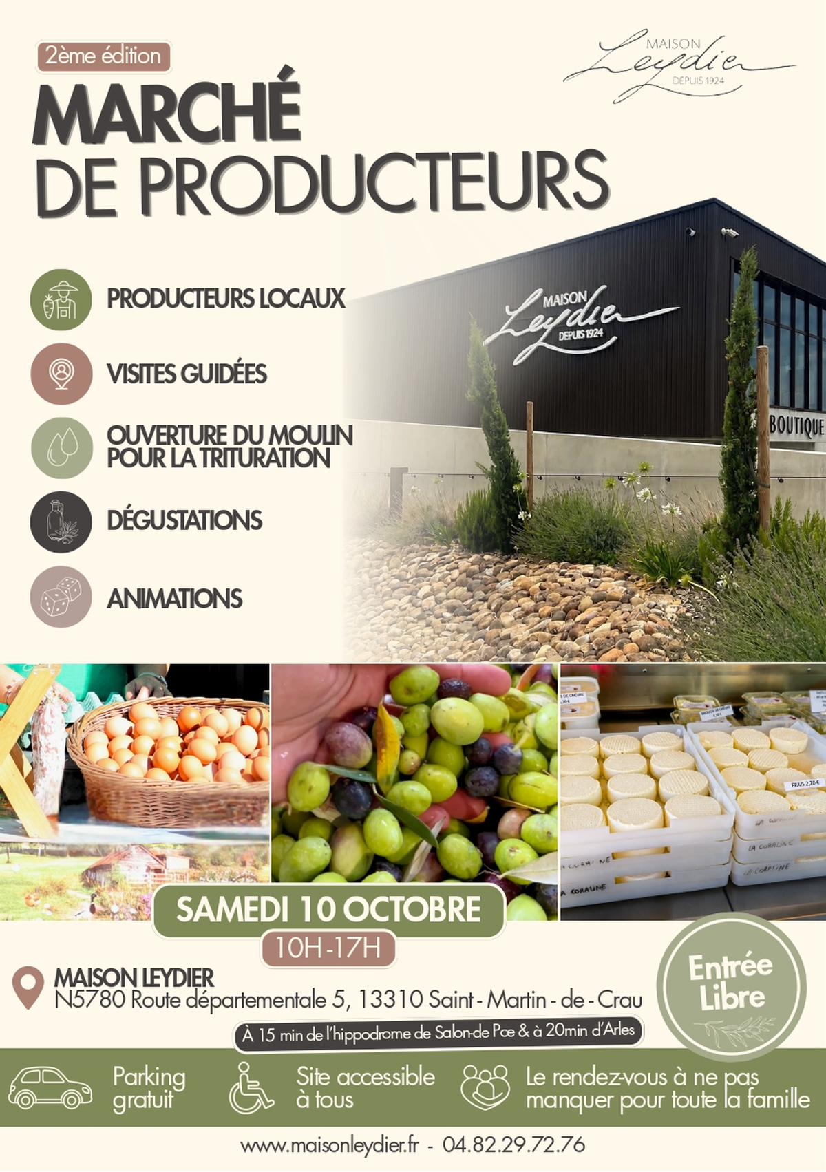Marché des producteurs de la Maison Leydier