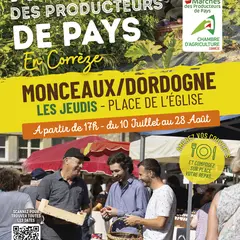 Marché des Producteurs de Pays de Monceaux sur Dordogne